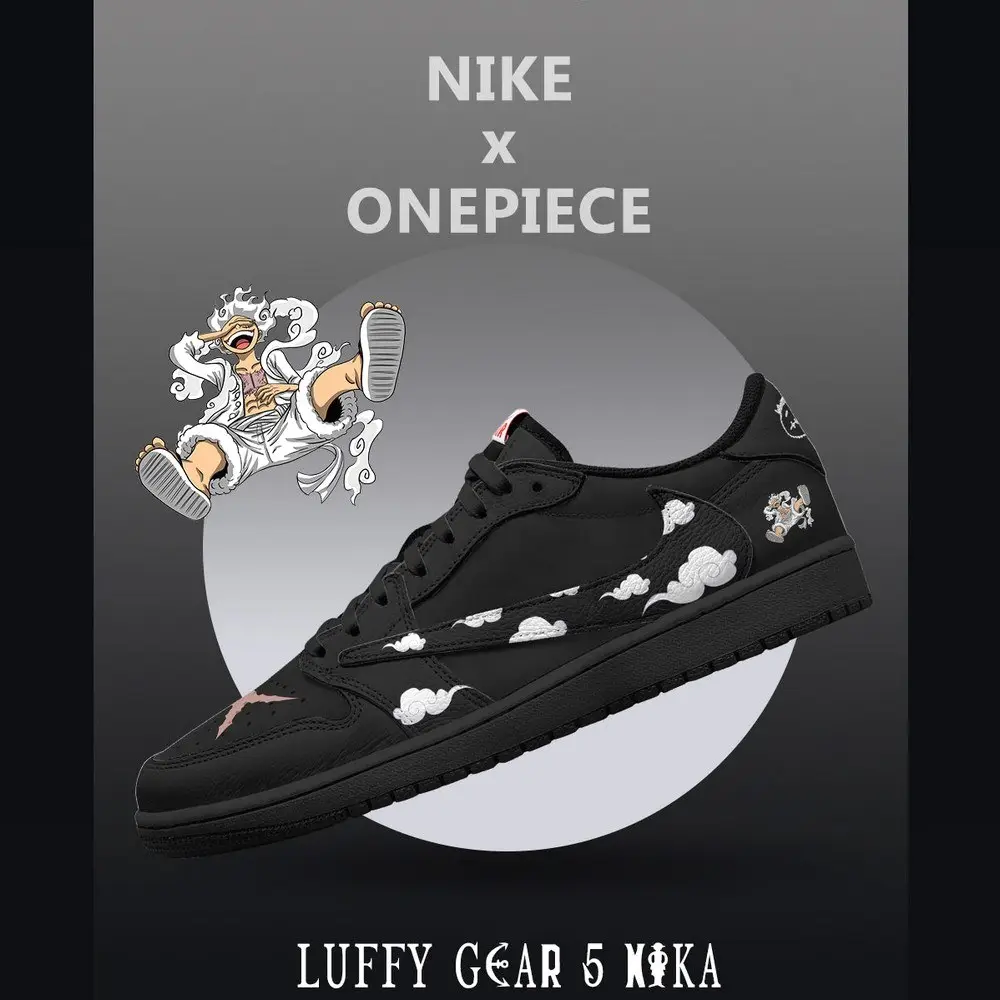 Luffy Gear 5 Nika V.3 One Piece Limited Low Top Shoes