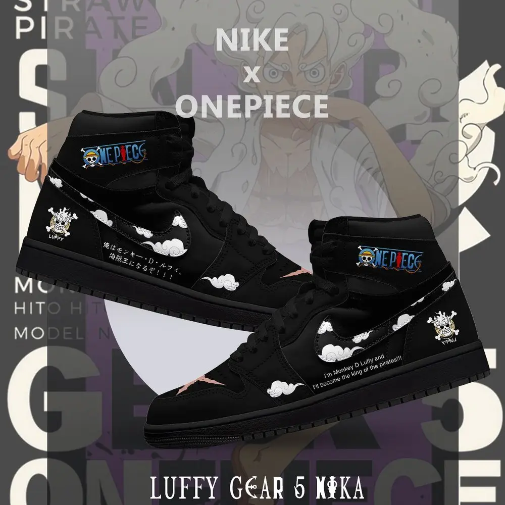 Luffy Gear 5 Nika V.5 One Piece Limited High Top Shoes