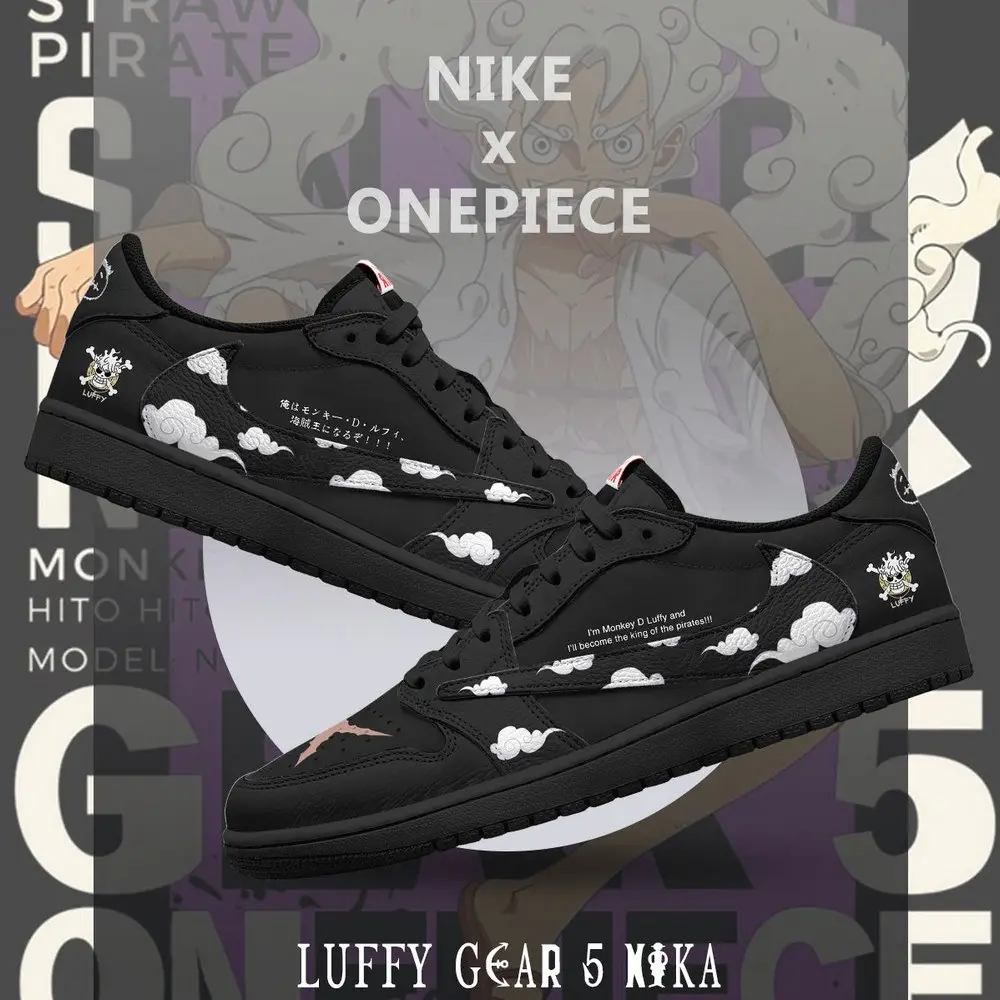 Luffy Gear 5 Nika V.6 One Piece Limited Low Top Shoes