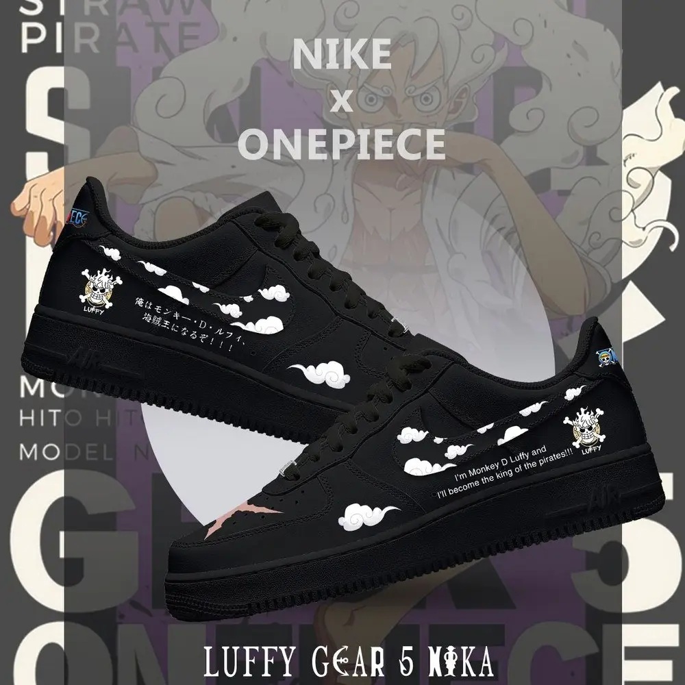 Luffy Gear 5 Nika V.7 One Piece Limited Low Top Shoes
