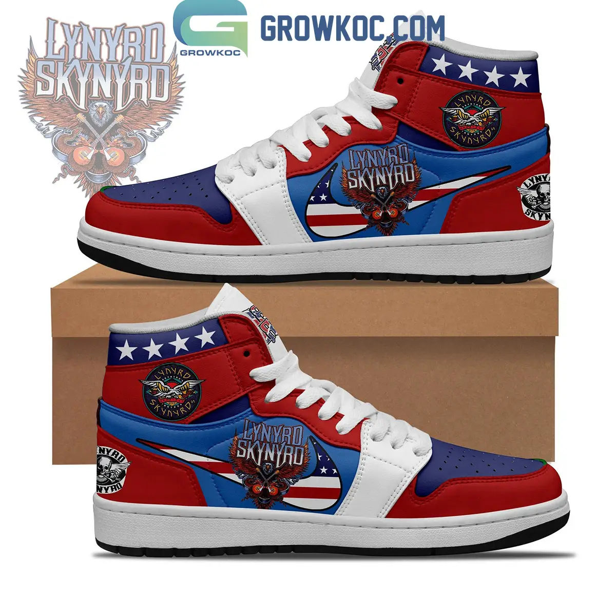 Lynyrd Skynyrd Call Me The Breeze Air Jordan 1 Shoes