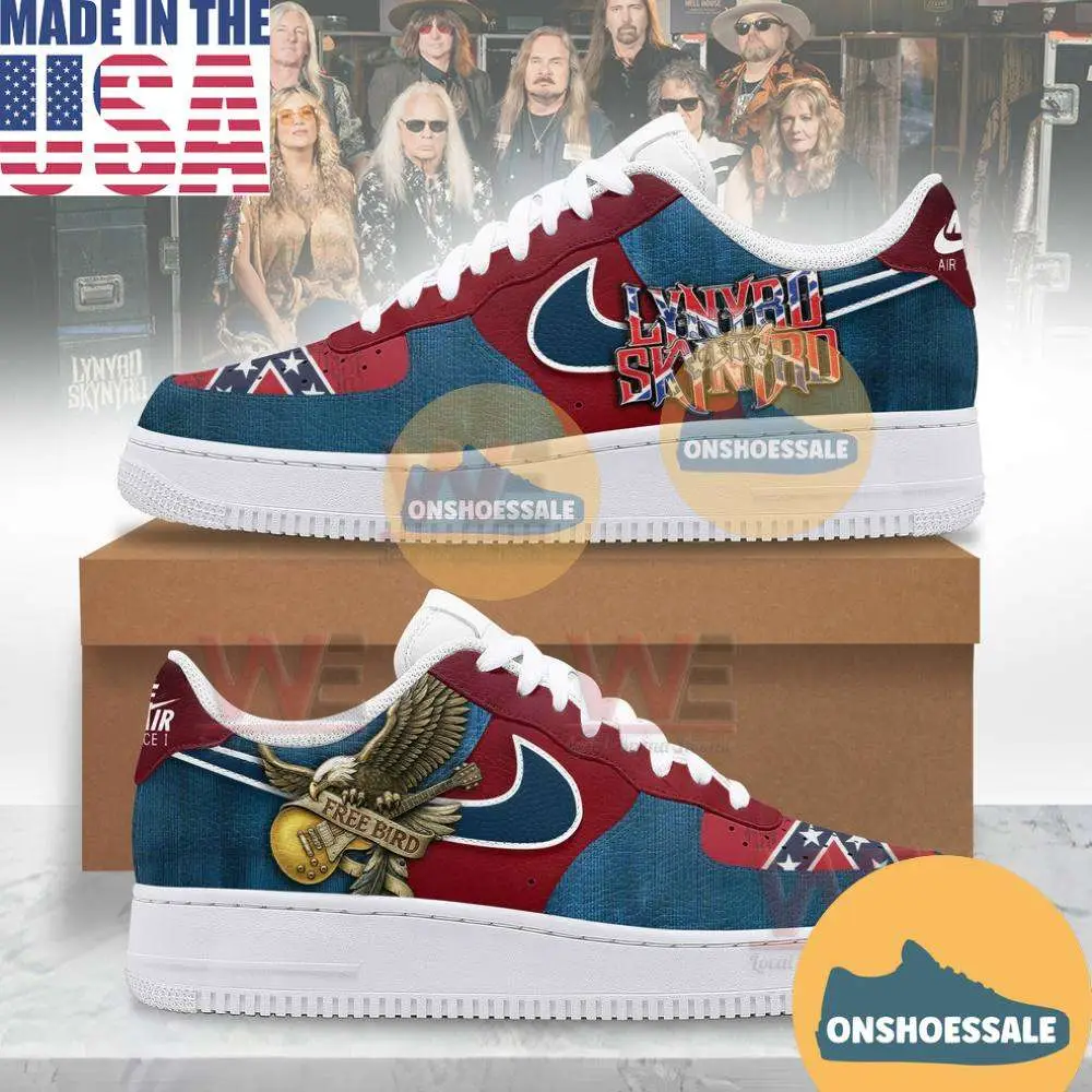Lynyrd Skynyrd Free Bird Air Force 1 Shoes - Best Gift Shoes