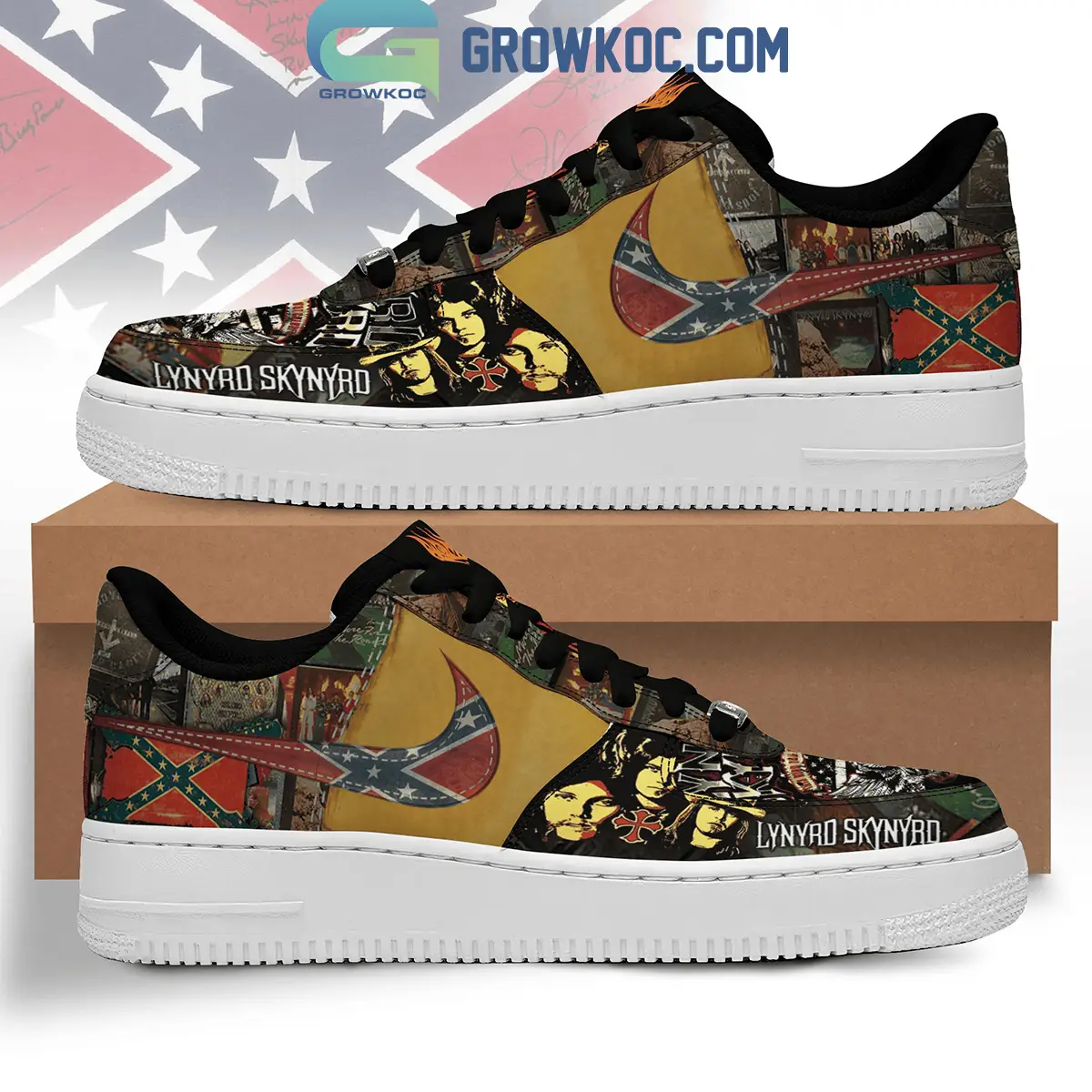 Lynyrd Skynyrd Sweet Home Alabama Air Force 1 Shoes Lynyrd Skynyrd Sweet Home Alabama Air Force 1 Shoes - Image 1