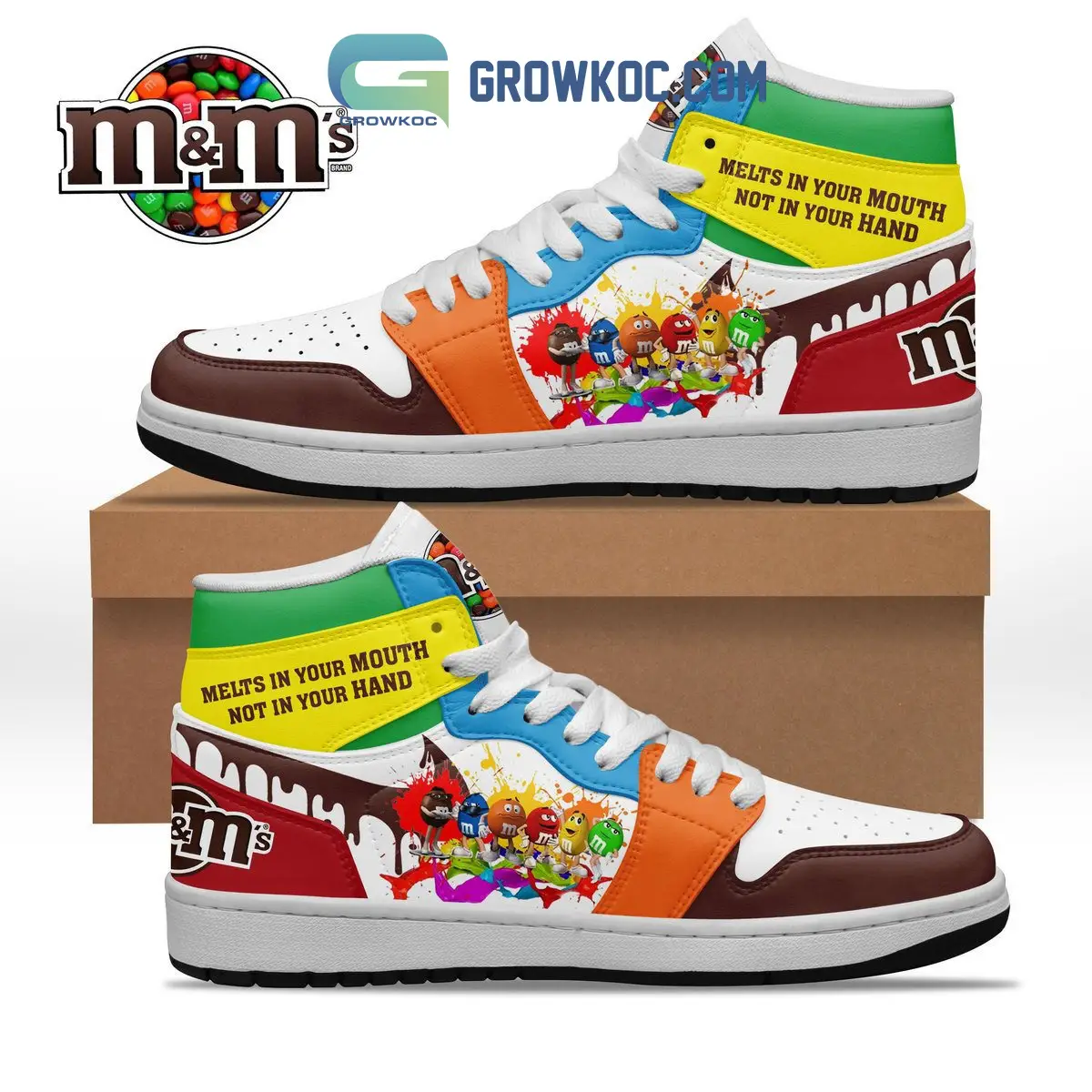 M&M's Melts In Your Mouth Air Jordan 1 Shoes