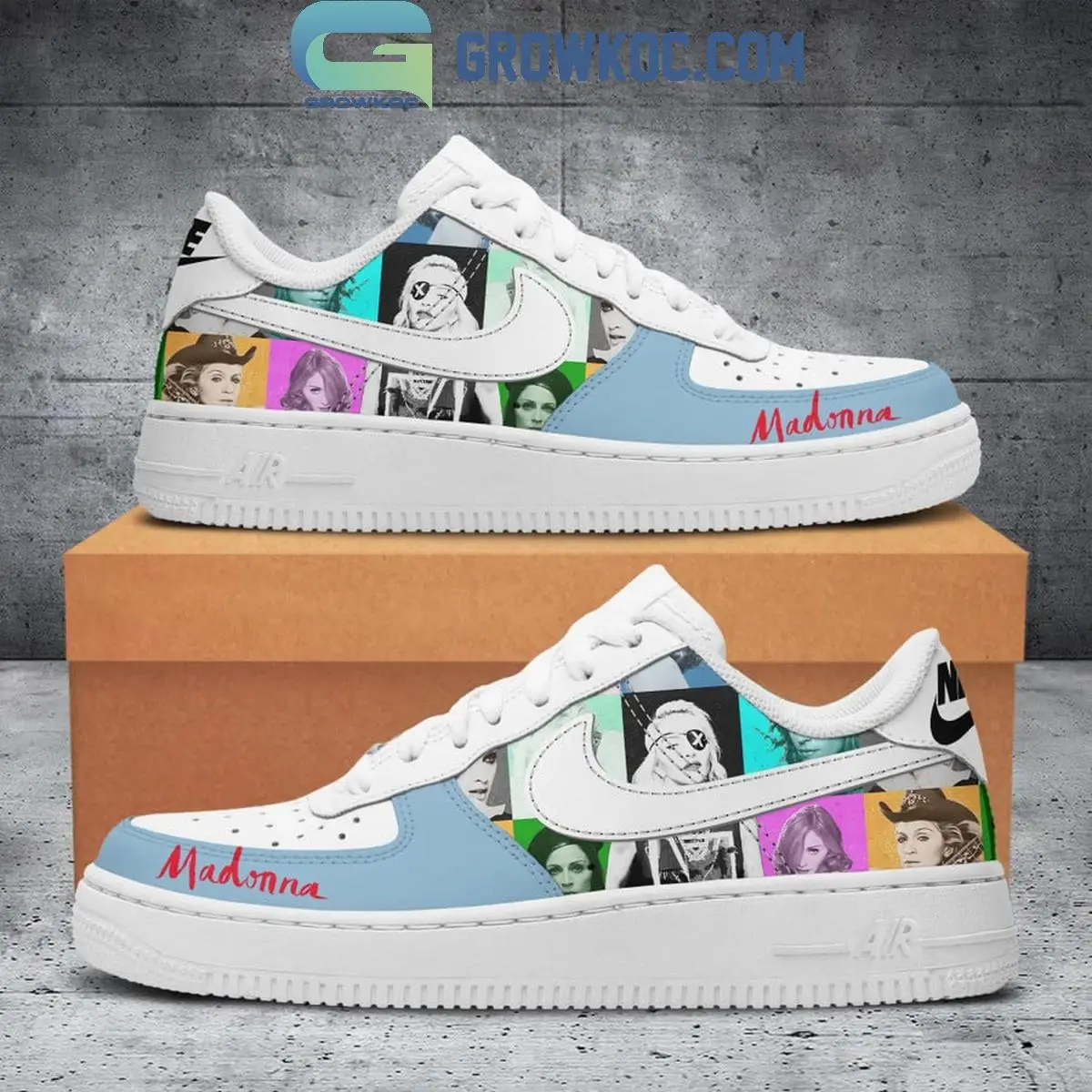 Madonna Back That Up To The Beat Air Force 1 Shoes Madonna Back That Up To The Beat Air Force 1 Shoes - Image 1