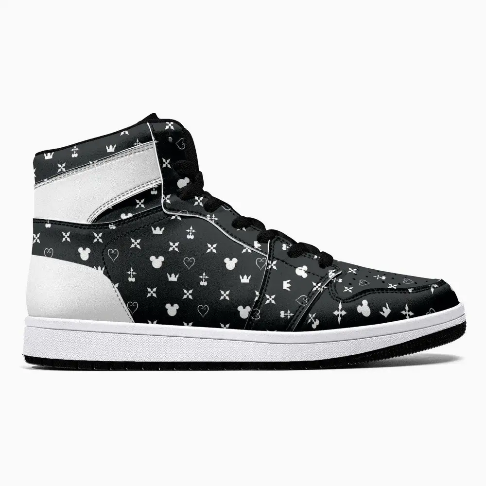 Magical Pattern Kingdom Hearts JD1 High Top Shoes