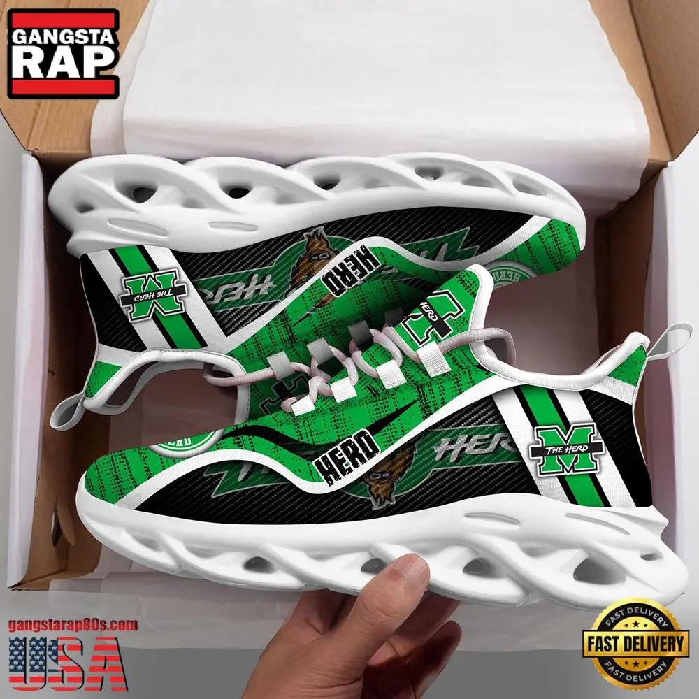 Marshall Thundering Herd NCAA Clunky New Design Max Soul Shoes, Running Sneakers Marshall Thundering Herd NCAA Clunky New Design Max Soul Shoes, Running Sneakers - Image 1