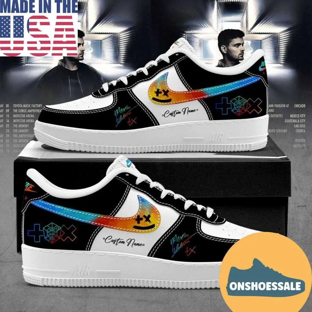 Martin Garrix Americas Tour 2026 Air Force 1 Shoes - Best Gift Shoes