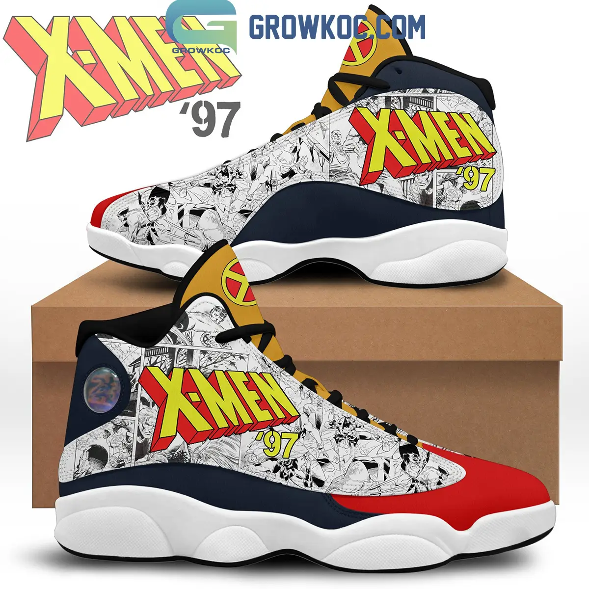 Marvel Fan Love X-Men '97 Air Jordan 13 Shoes