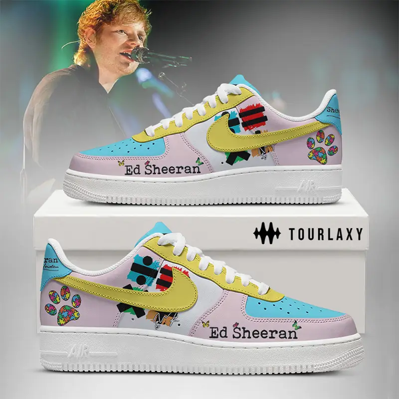 Math Ed Sheeran Air Force 1 Shoes 