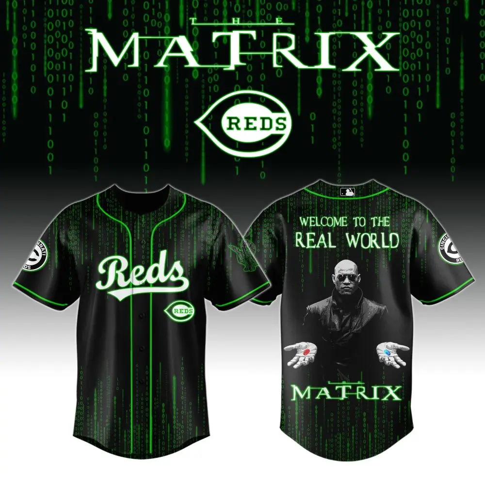 Matrix-Inspired Reds Jersey – Welcome To The Real World! Limited Edition!