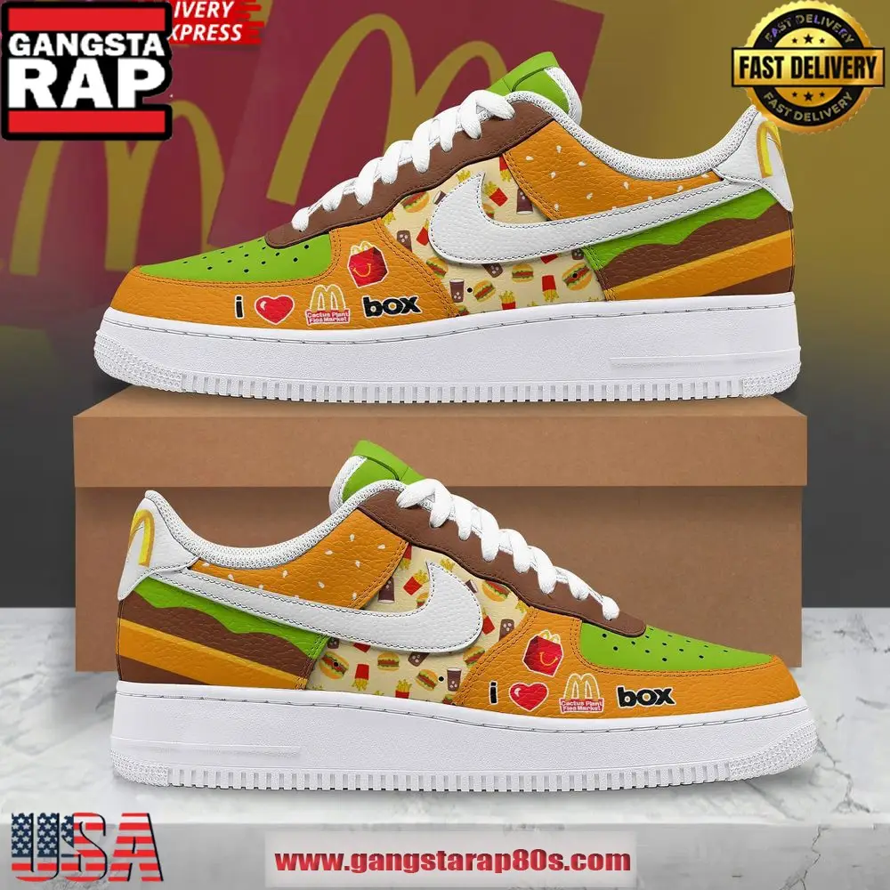 McDonald's Limited Edition Air Force 1 Shoes Running Sneakers McDonald's Limited Edition Air Force 1 Shoes Running Sneakers - Image 1