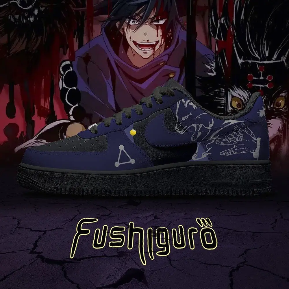 Megumi Fushiguro Cursed Technique Jujutsu Kaisen Low Top Shoes