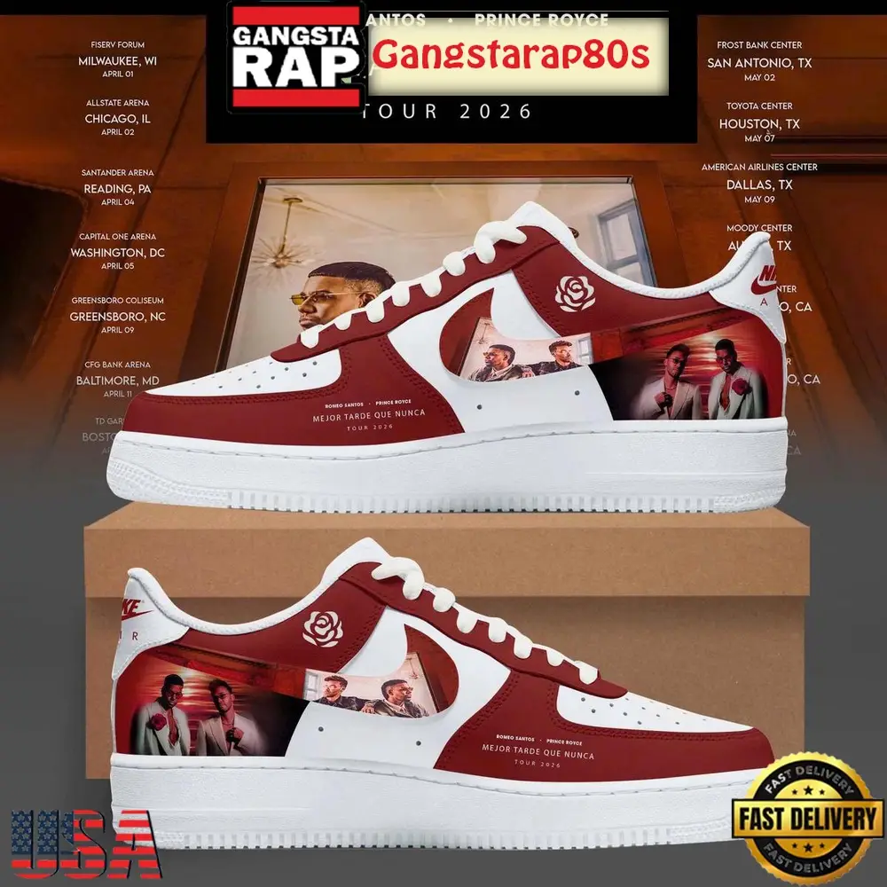Mejor Tarde Que Nunca US & UK Tour 2026 Air Force 1 Sneakers Shoes