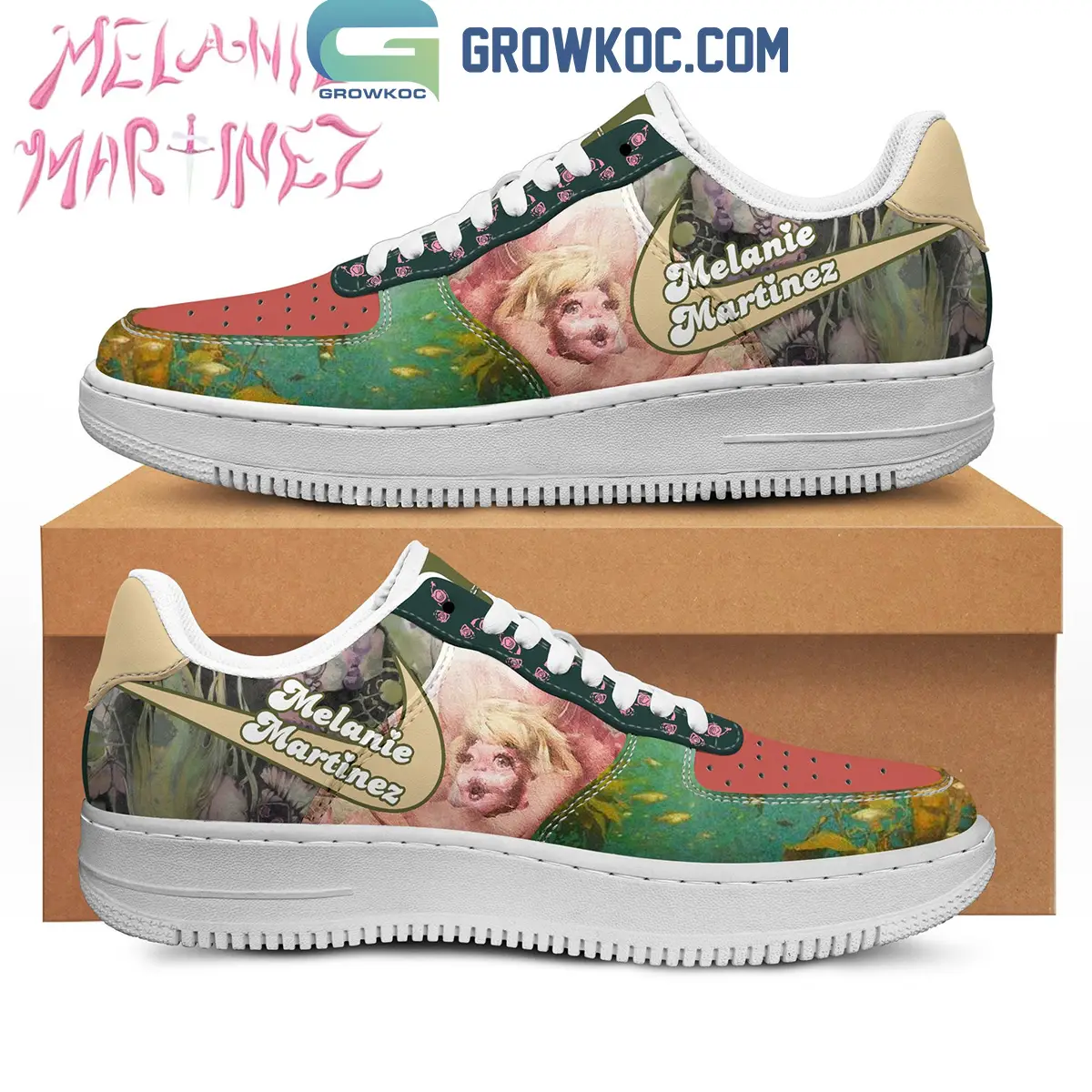 Melanie Martinez Cry Baby's Extra Clutter Air Force 1 Shoes Melanie Martinez Cry Baby's Extra Clutter Air Force 1 Shoes - Image 1