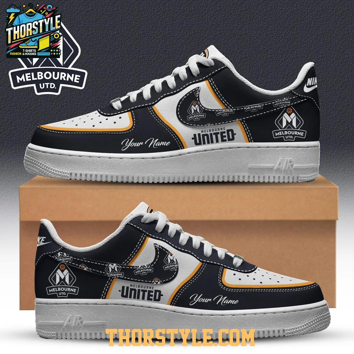 Melbourne United 2025 The Best In Everything Personalized Air Force 1 Shoes Melbourne United 2025 The Best In Everything Personalized Air Force 1 Shoes - Image 1