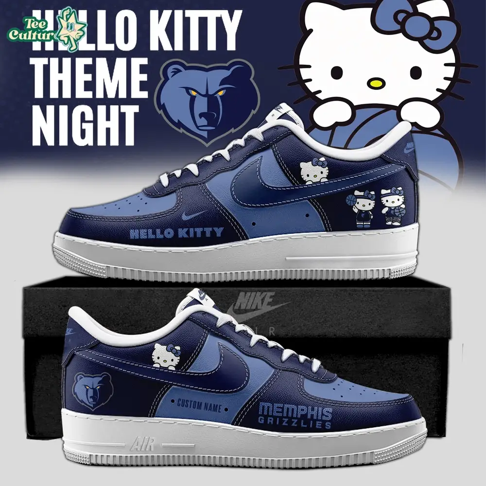 Memphis Grizzlies x Hello Kitty Night 2026 Special Edition AF1 Sneakers Memphis Grizzlies x Hello Kitty Night 2026 Special Edition AF1 Sneakers - Image 1