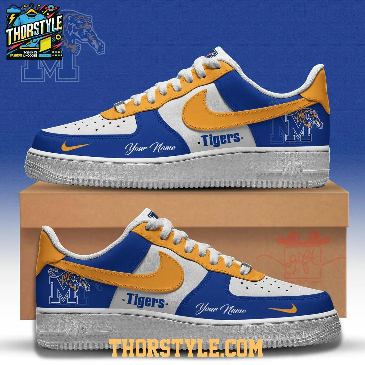 Memphis Tigers 2025 Every Man A Tiger Personalized Air Force 1 Shoes Memphis Tigers 2025 Every Man A Tiger Personalized Air Force 1 Shoes - Image 1