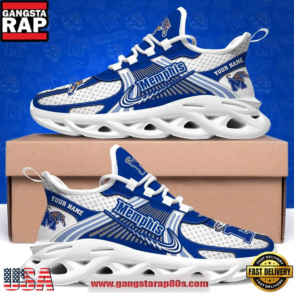 Memphis Tigers Personalized Clunky Sneaker Max Soul Shoes