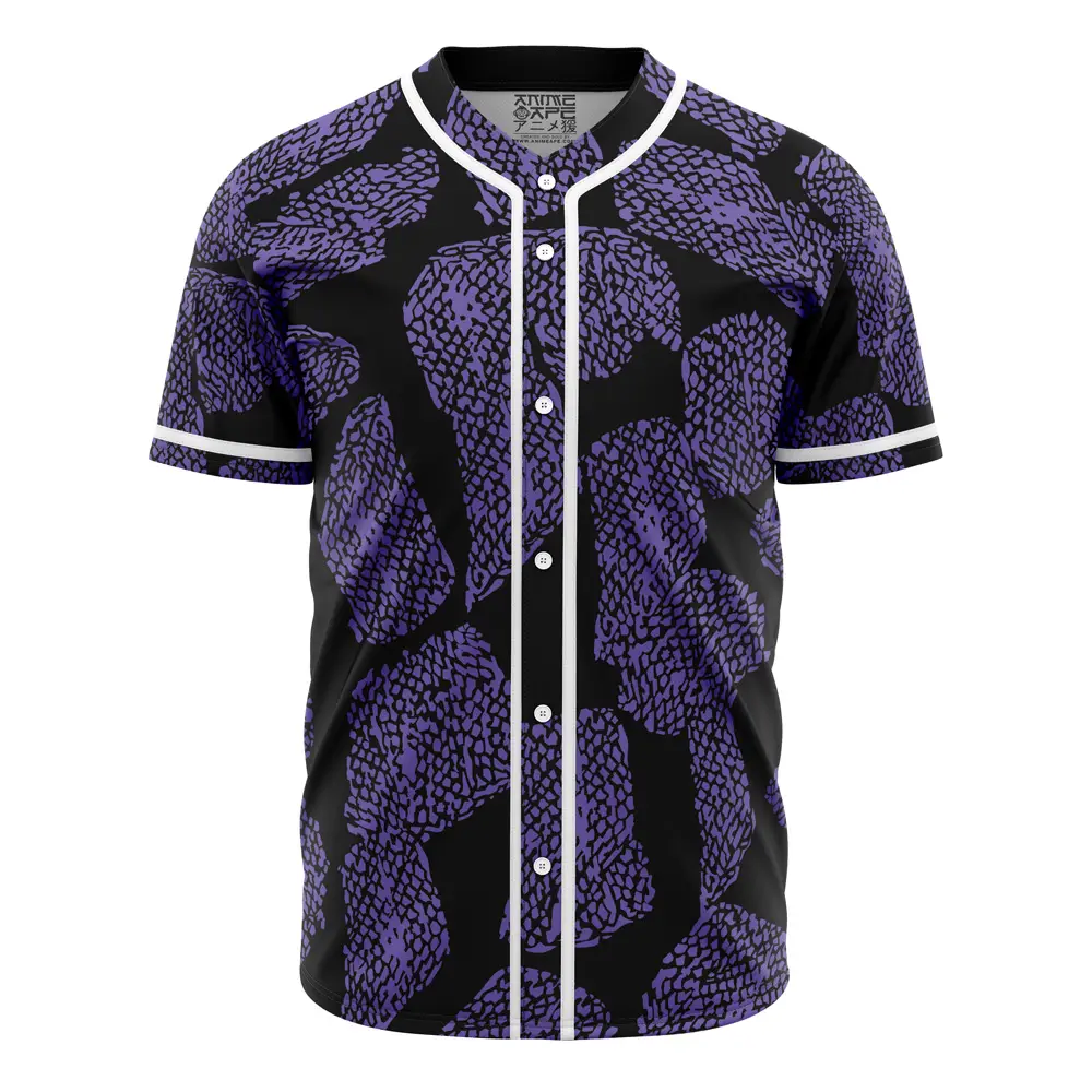 Men'S Purple Pattern Baseball Jersey Shirt - Stylish & Lightweight Casual Wear