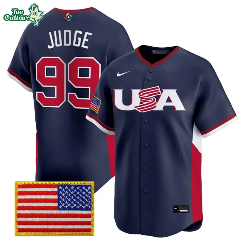 Men's Team USA World Baseball Classic Vapor Premier Jersey - 2026 Roster (Projected Number)