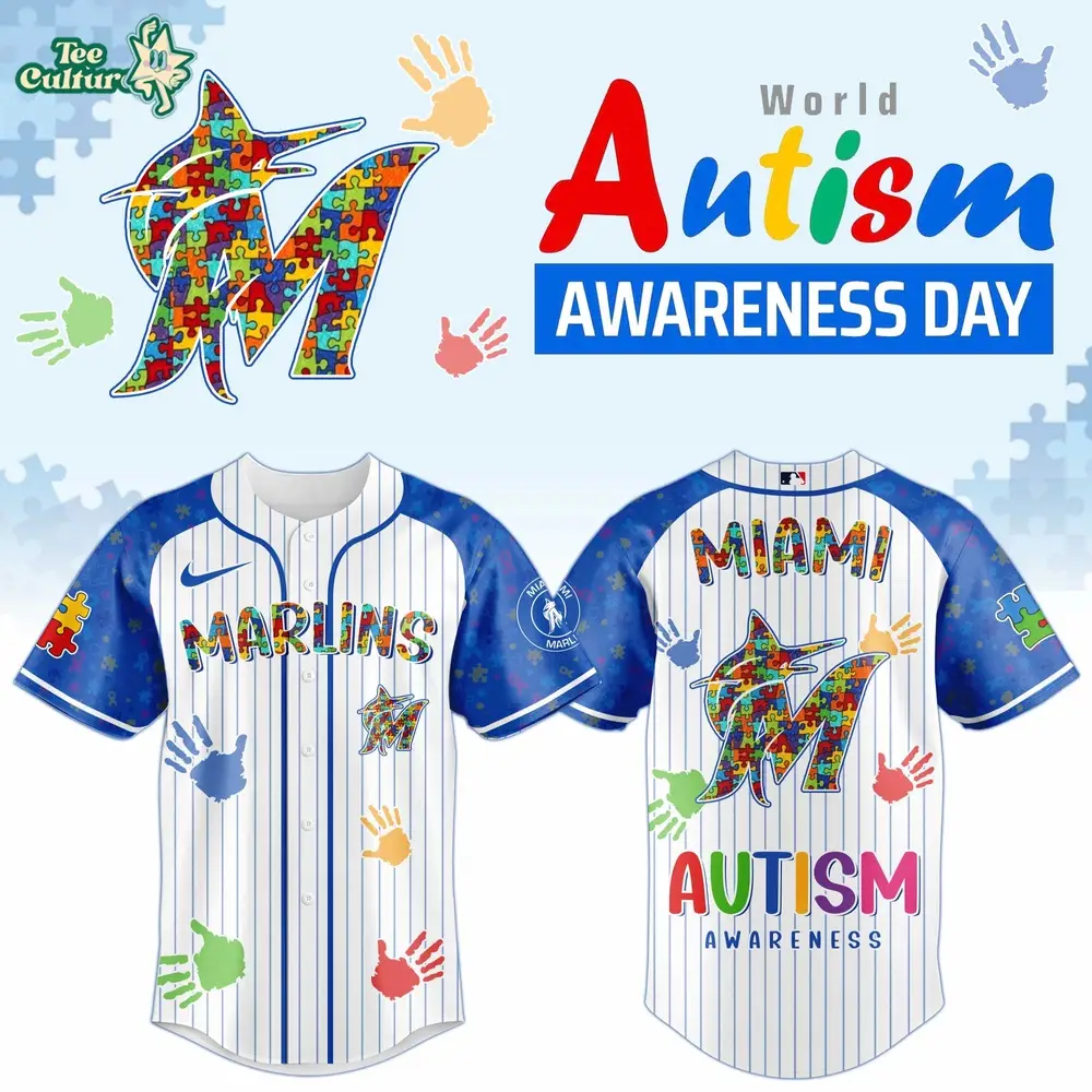 Miami Marlins – Autism Awareness 2026 Limited Editions Jersey