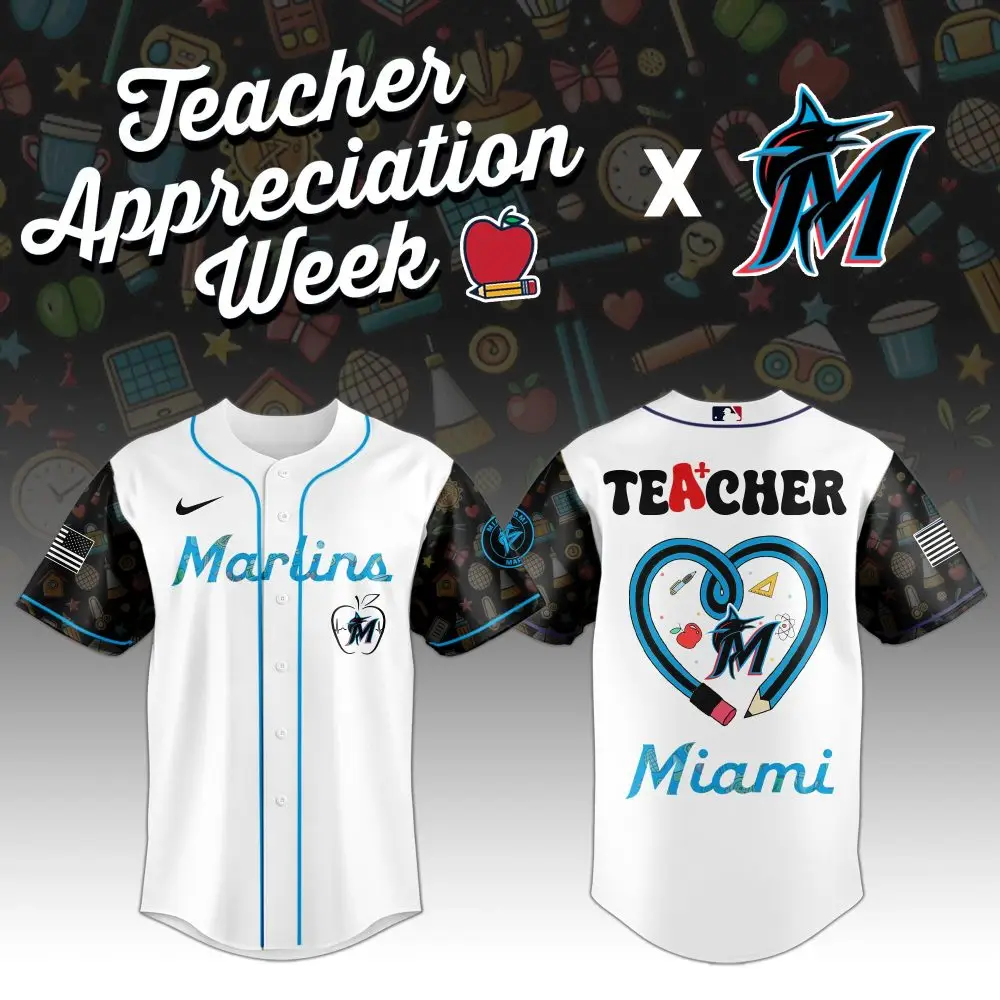 Miami Marlins Teacher Appreciation Jersey – Limited Edition Mlb Fan Gear