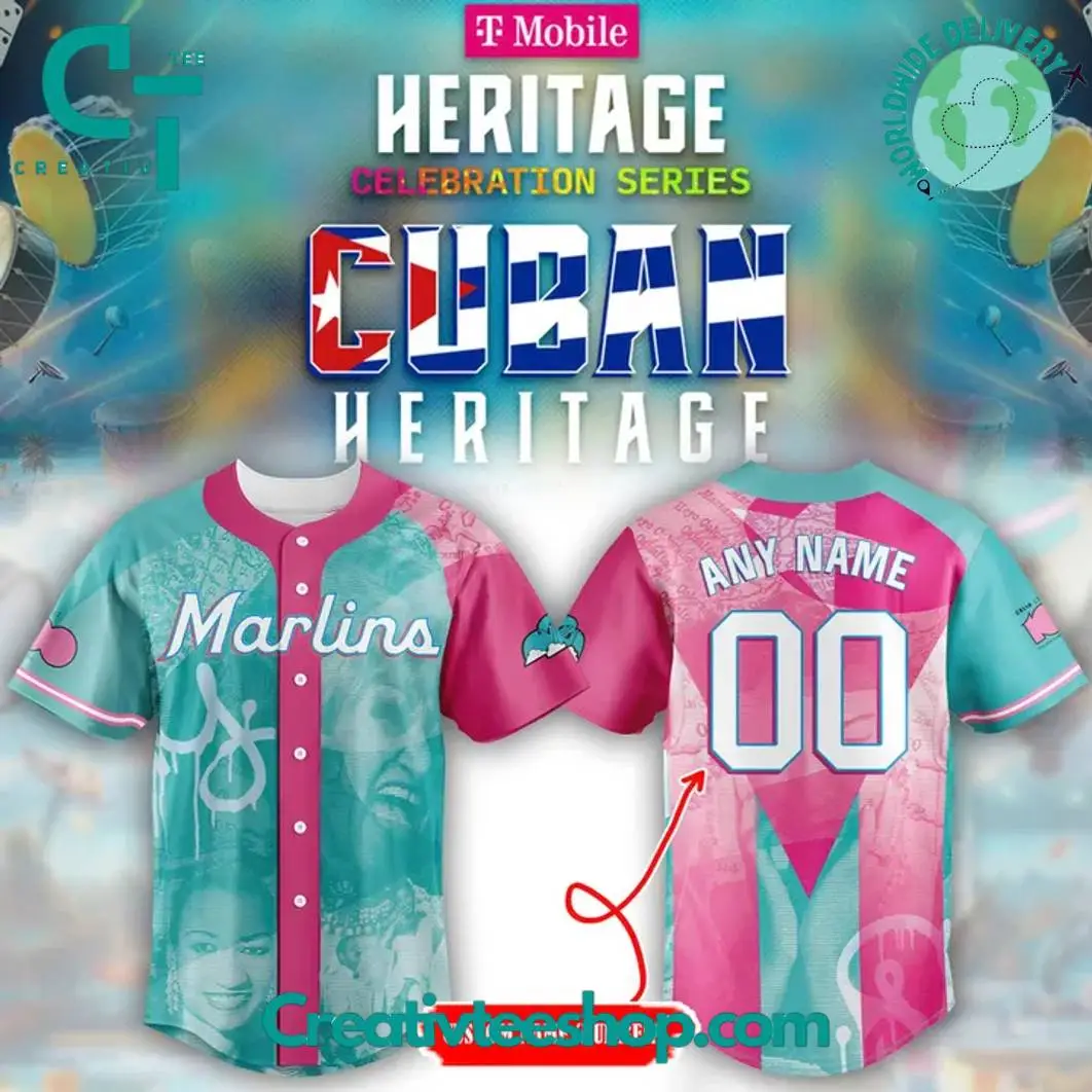 Miami Marlins X 2025 Cuban Heritage Celebration Baseball Jersey