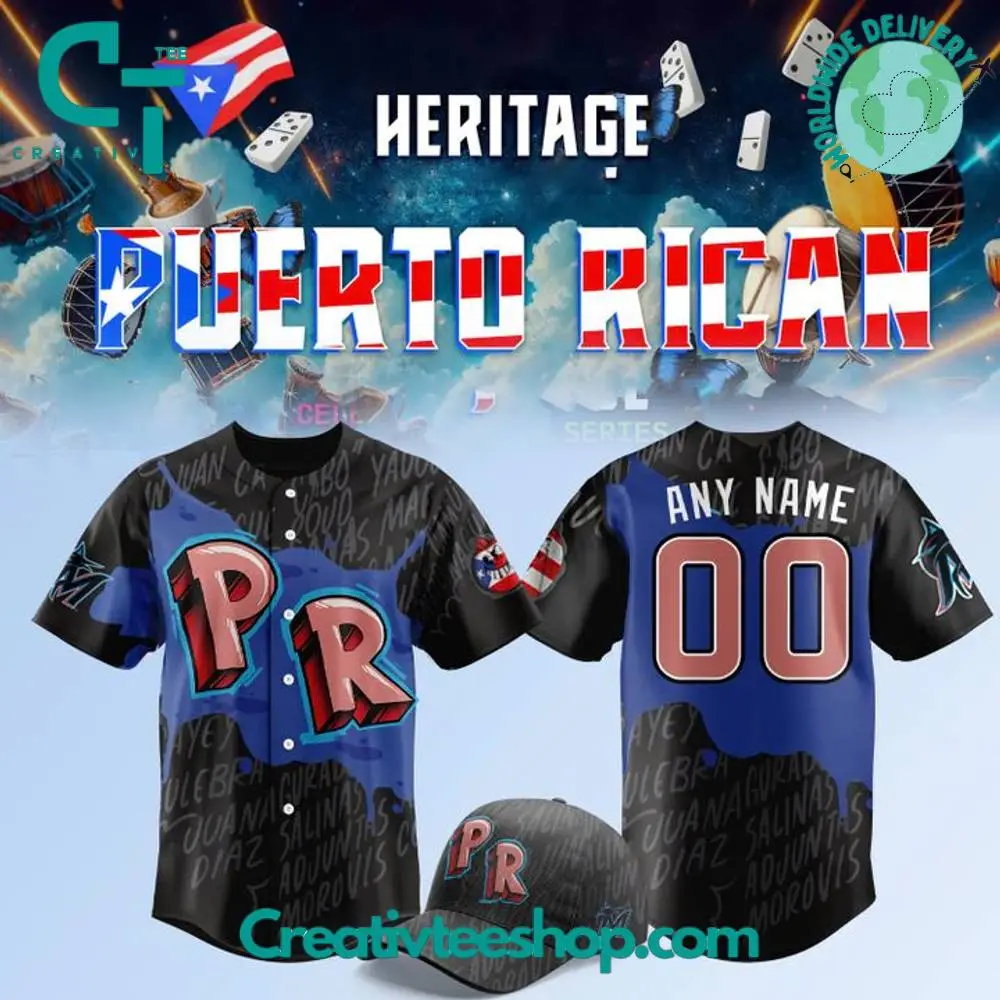 Miami Marlins X Puerto Rican Heritage Night 2025 Baseball Jersey