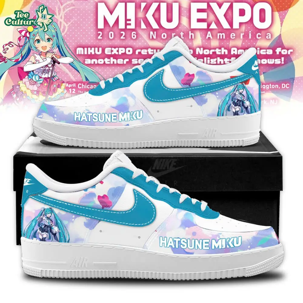 Miku Expo 2026 North America Shoes AF1 - Blue Miku Expo 2026 North America Shoes AF1 - Blue - Image 1