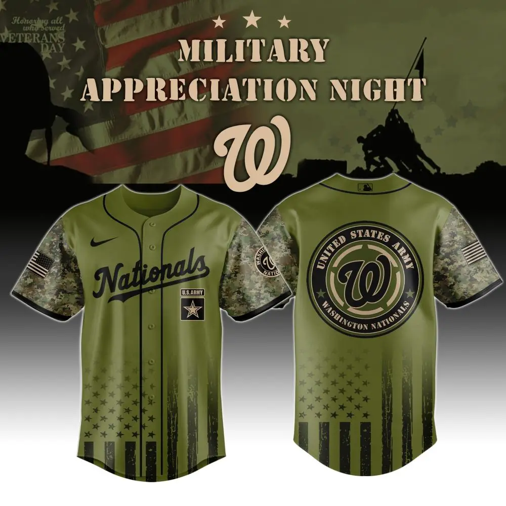 Military Appreciation Night Baseball Jersey - Honor Veterans With Style & Comfort