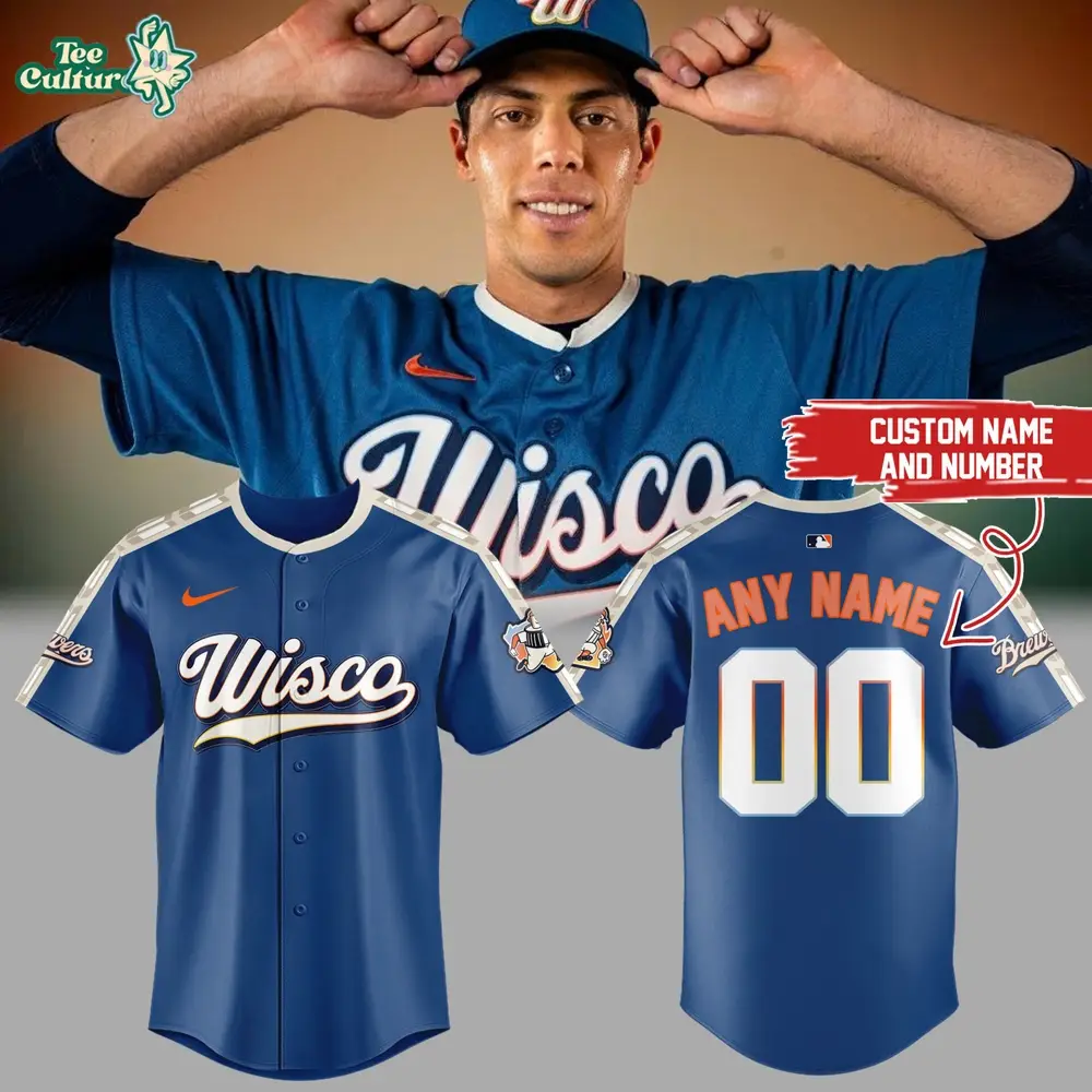 Milwaukee Brewers 2026 City Connect Custom Name Baseball Jersey