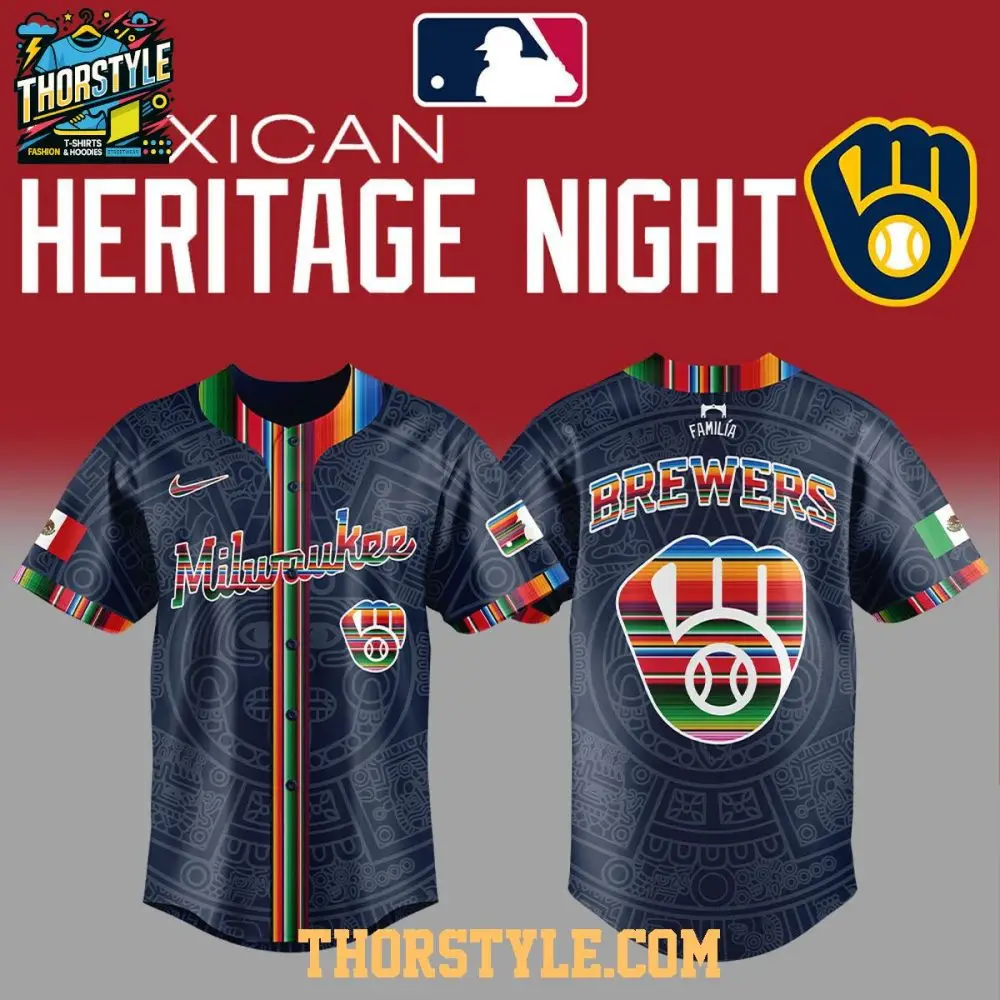 Milwaukee Brewers Mexican Heritage Familia 2025 Personalized Baseball Jersey