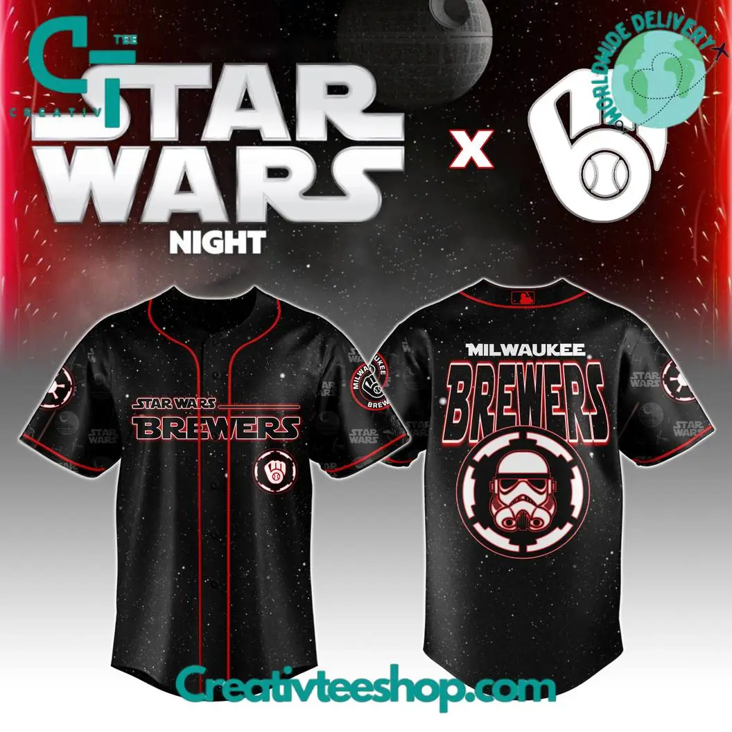 Milwaukee Brewers Mlb X Star Wars Night 2025 Special Edition Baseball Jersey