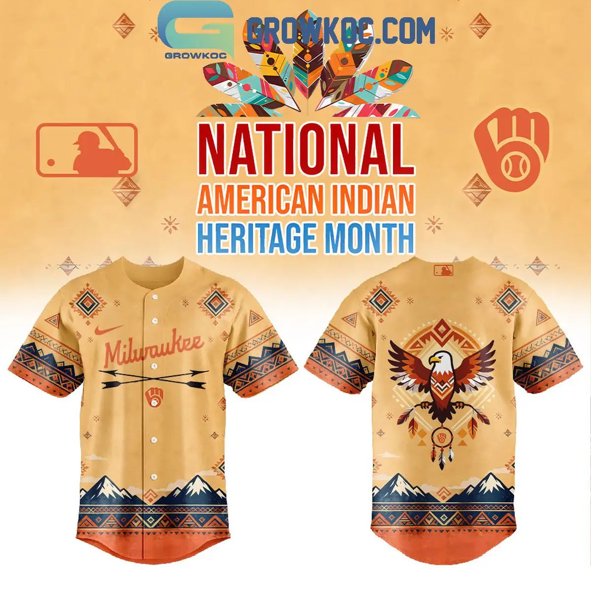 Milwaukee Brewers Native American Heritage 2025 Jersey