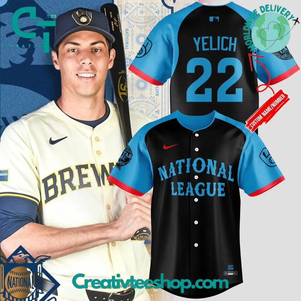 Milwaukee Brewers New 2024 All-Star Game Baseball Jersey