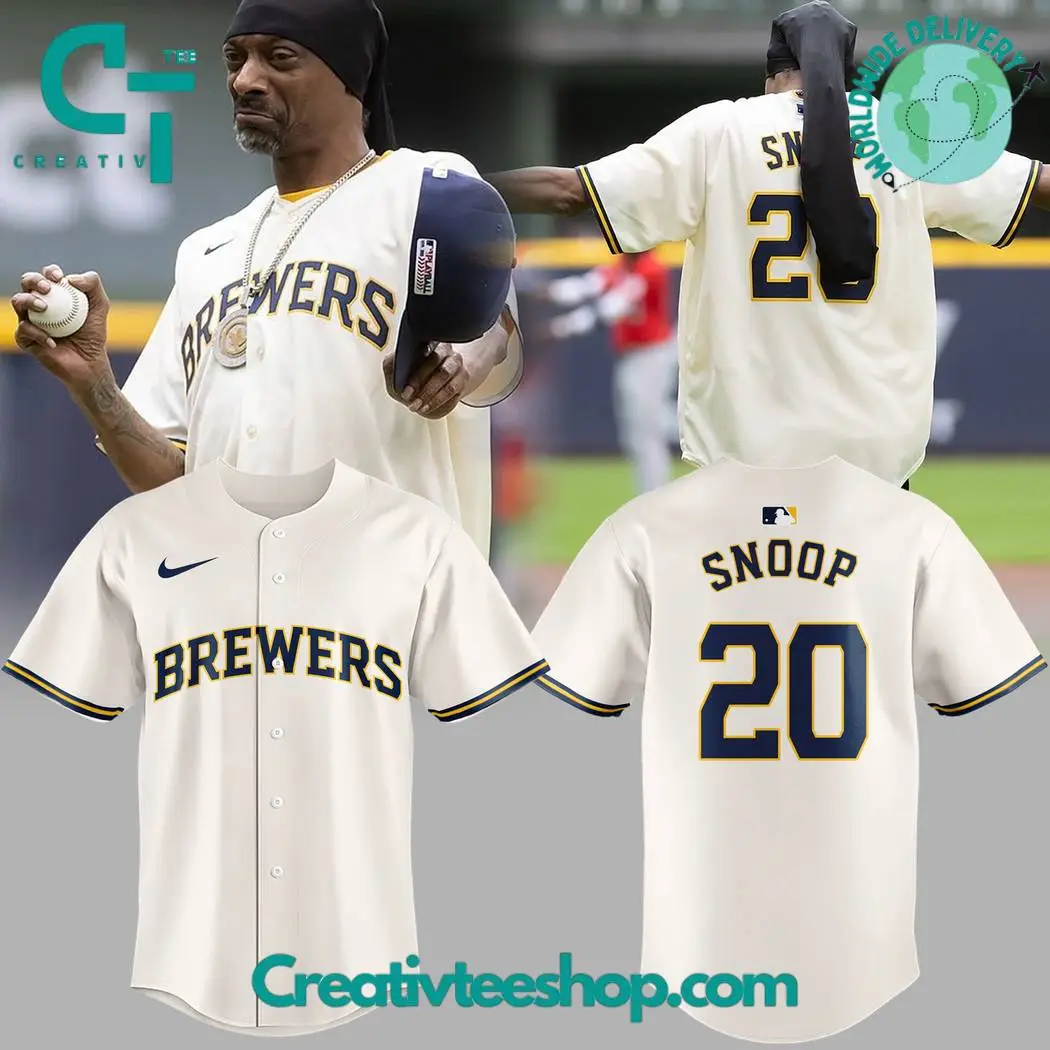 Milwaukee Brewers Snoop Dogg Baseball Jersey