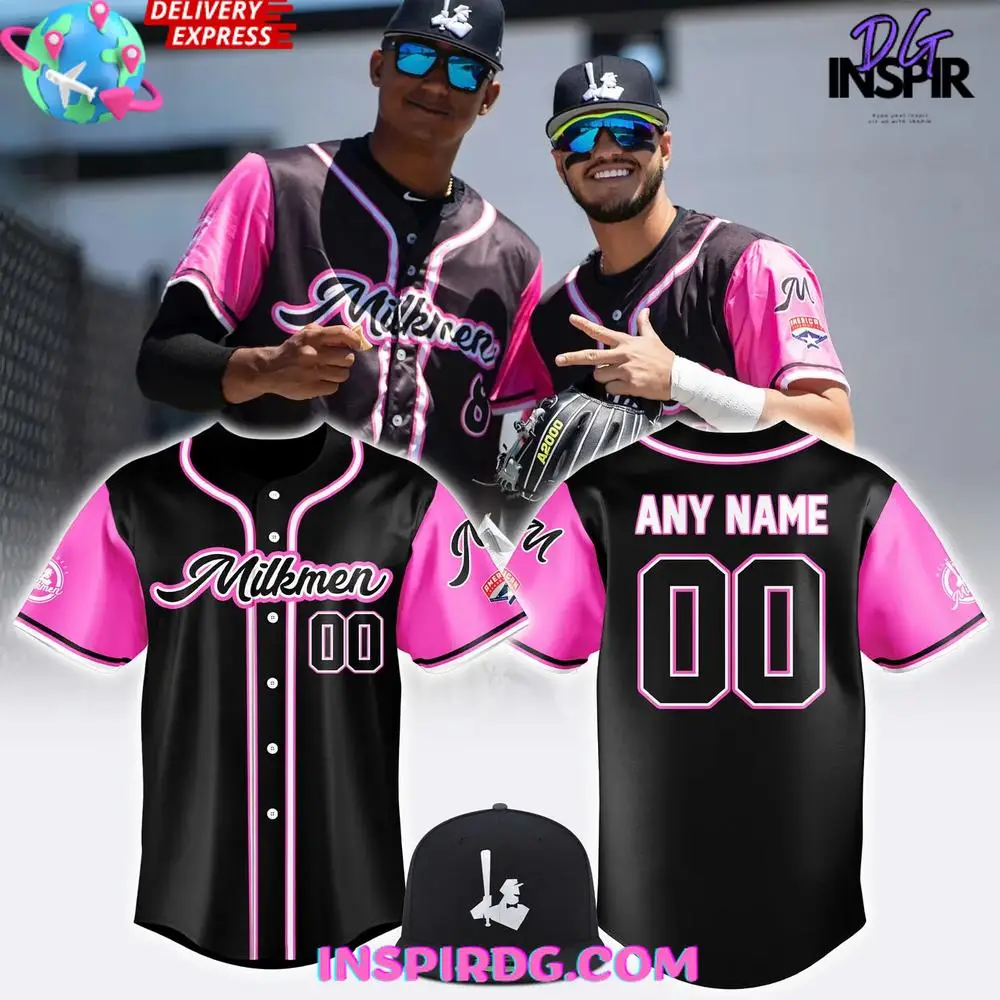 Milwaukee Milkmen Milkmen Roc'N Pink 2025 Limited Baseball Jersey