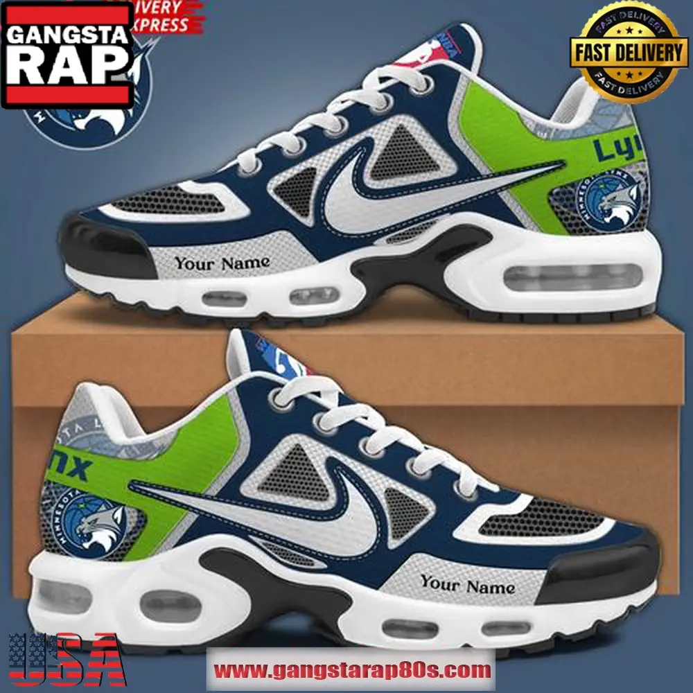 Minnesota Lynx Custom WNBA 2025 Edition Air Max Plus Shoes Running Sneakers