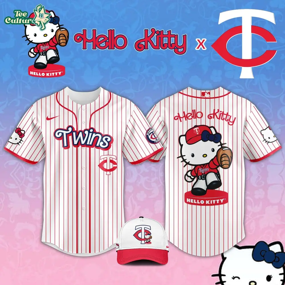 Minnesota Twins 2026 Hello Kitty Night MLB Edition Jersey