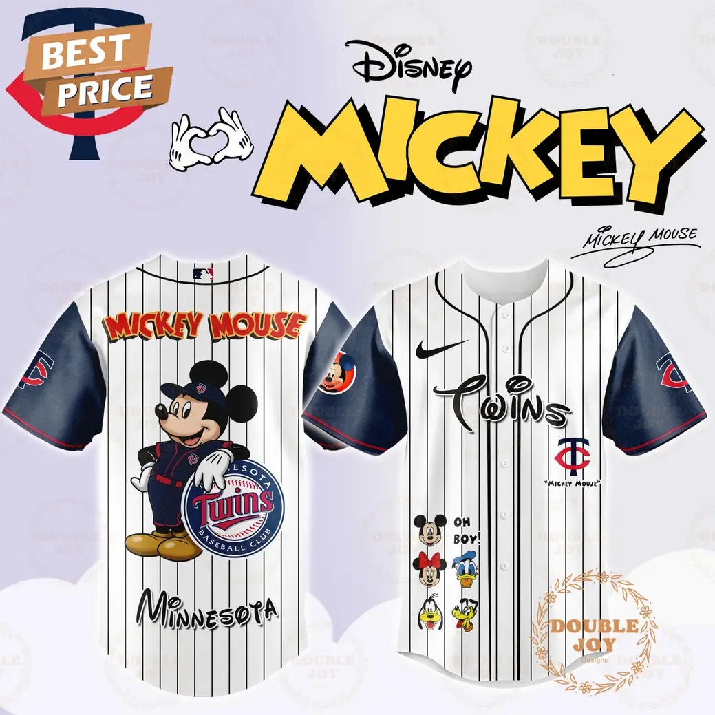 Minnesota Twins Disney Mickey Mouse 2025 Limited Edition Baseball Jersey