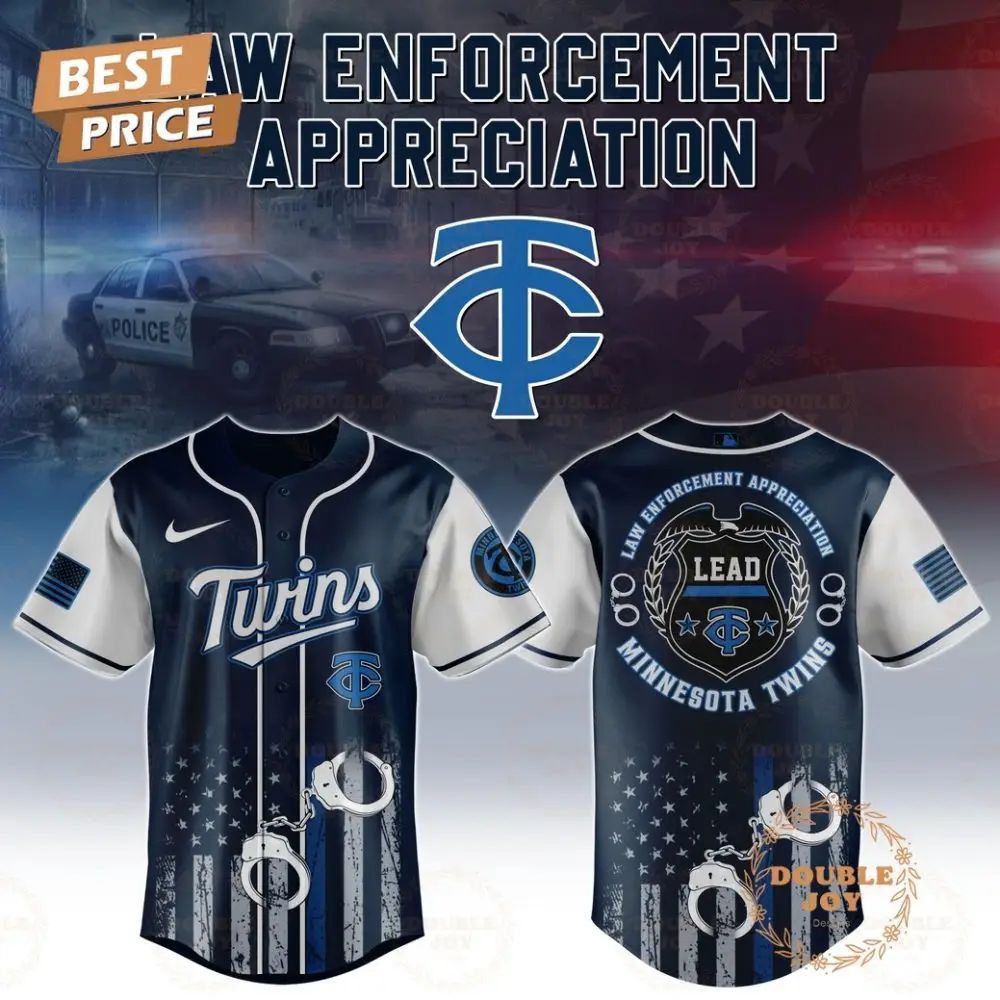 Minnesota Twins Law Enforcement Appreciation Day 2025 Special Edition Baseball Jersey