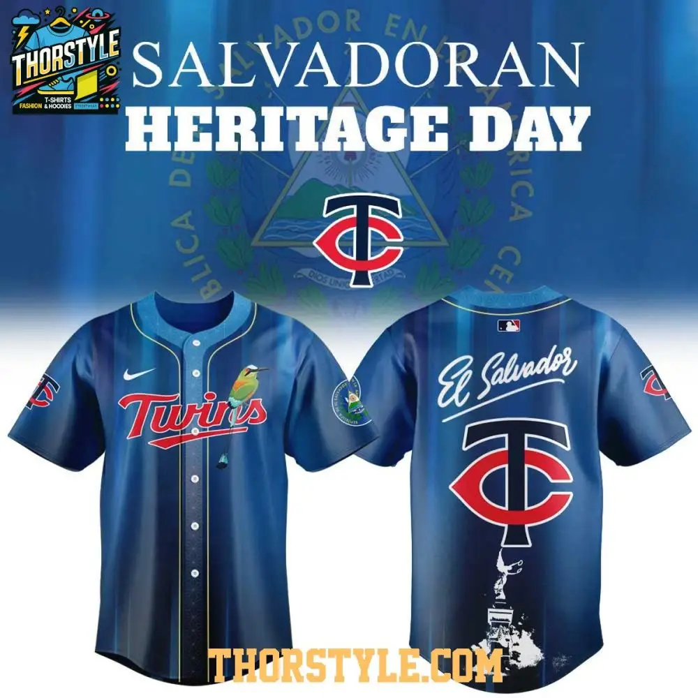 Minnesota Twins Salvadoran Heritage Day 2026 X Mlb Baseball Jersey