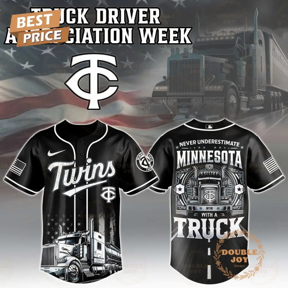 Minnesota Twins Truck Driver Appreciation Week 2025 Limited Edition Baseball Jersey