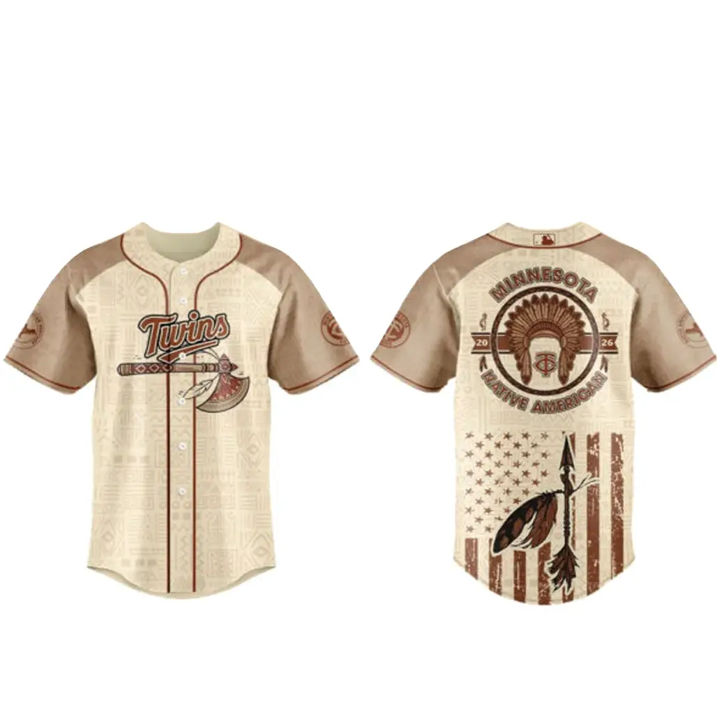 Minnesota Twins x Native American Heritage 2026 Baseball Jersey - Tazila