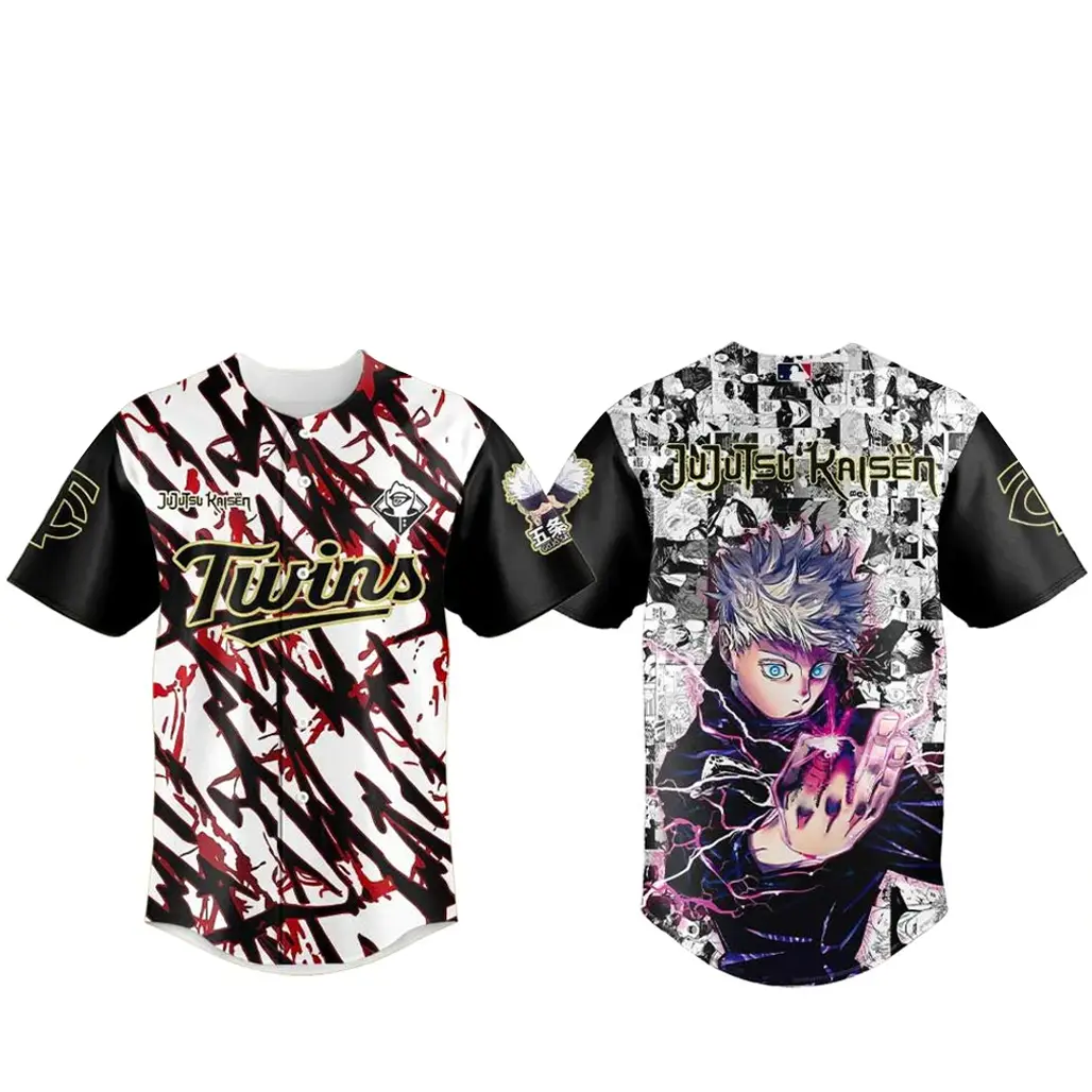 Minnesota Twins x Satoru Gojo Baseball Jersey - Tazila