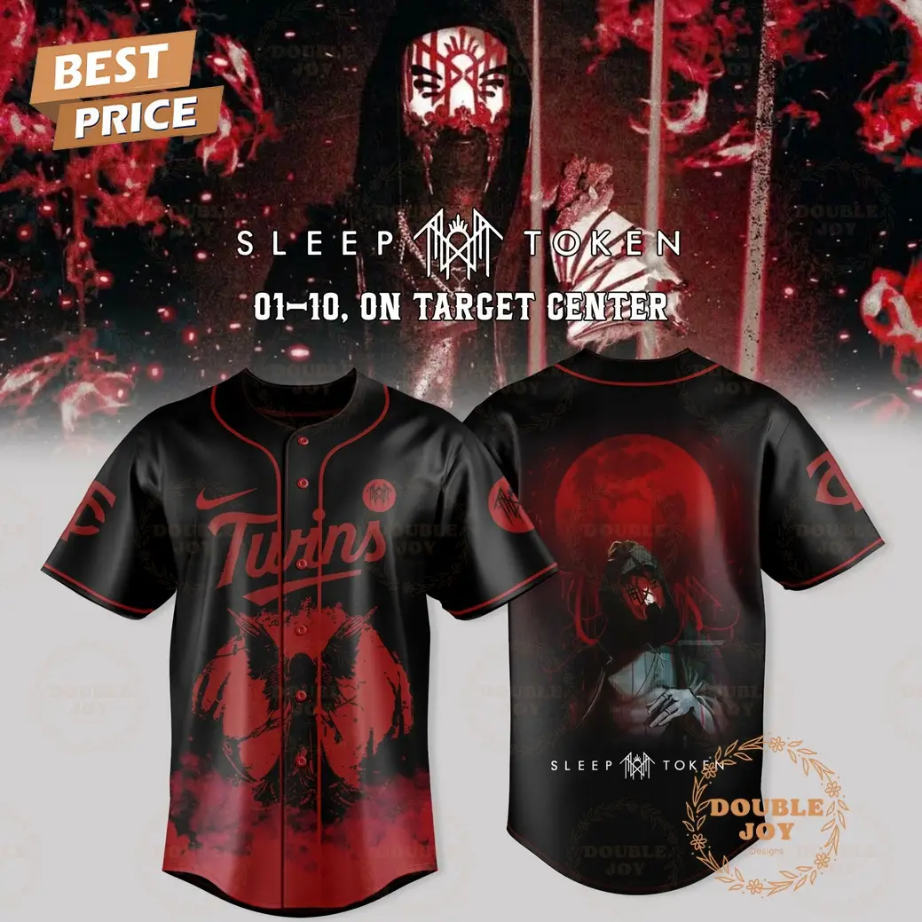 Minnesota Twins x Sleep Token Even in Arcadia Tour Limited Edition 2025 Baseball Jersey