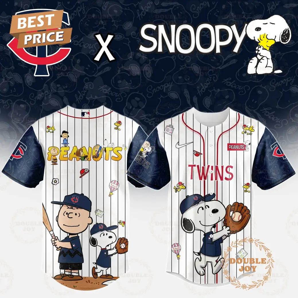 Minnesota Twins x Snoopy 2025 Limited Edition Baseball Jersey