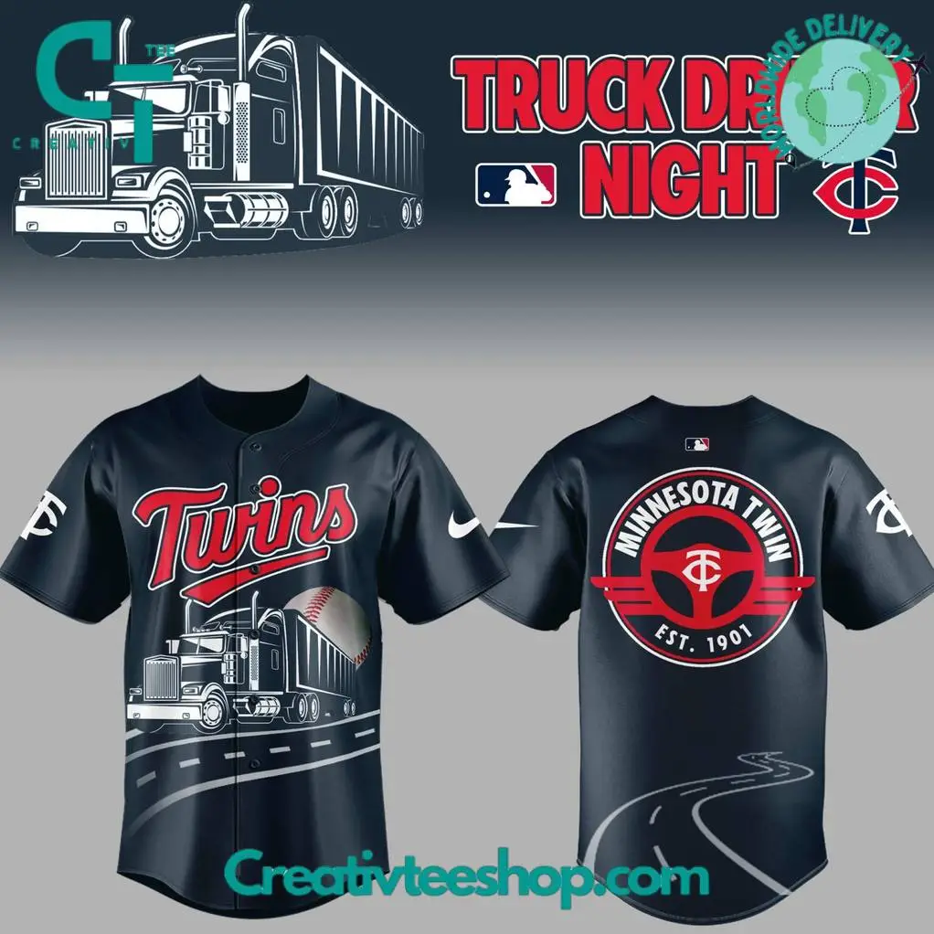 Minnesota Twins X Truck Driver Night 2025 Special Baseball Jersey