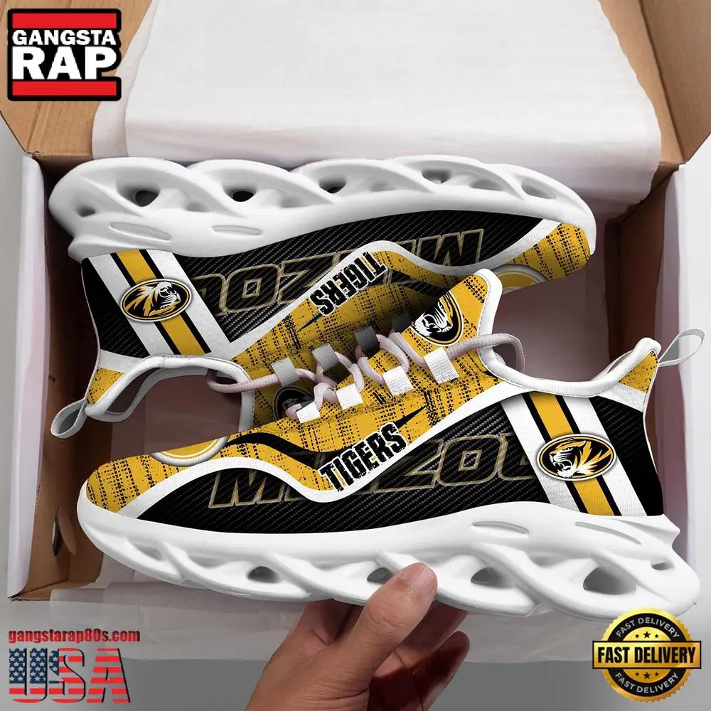 Missouri Tigers NCAA Clunky New Design Max Soul Shoes, Running Sneakers